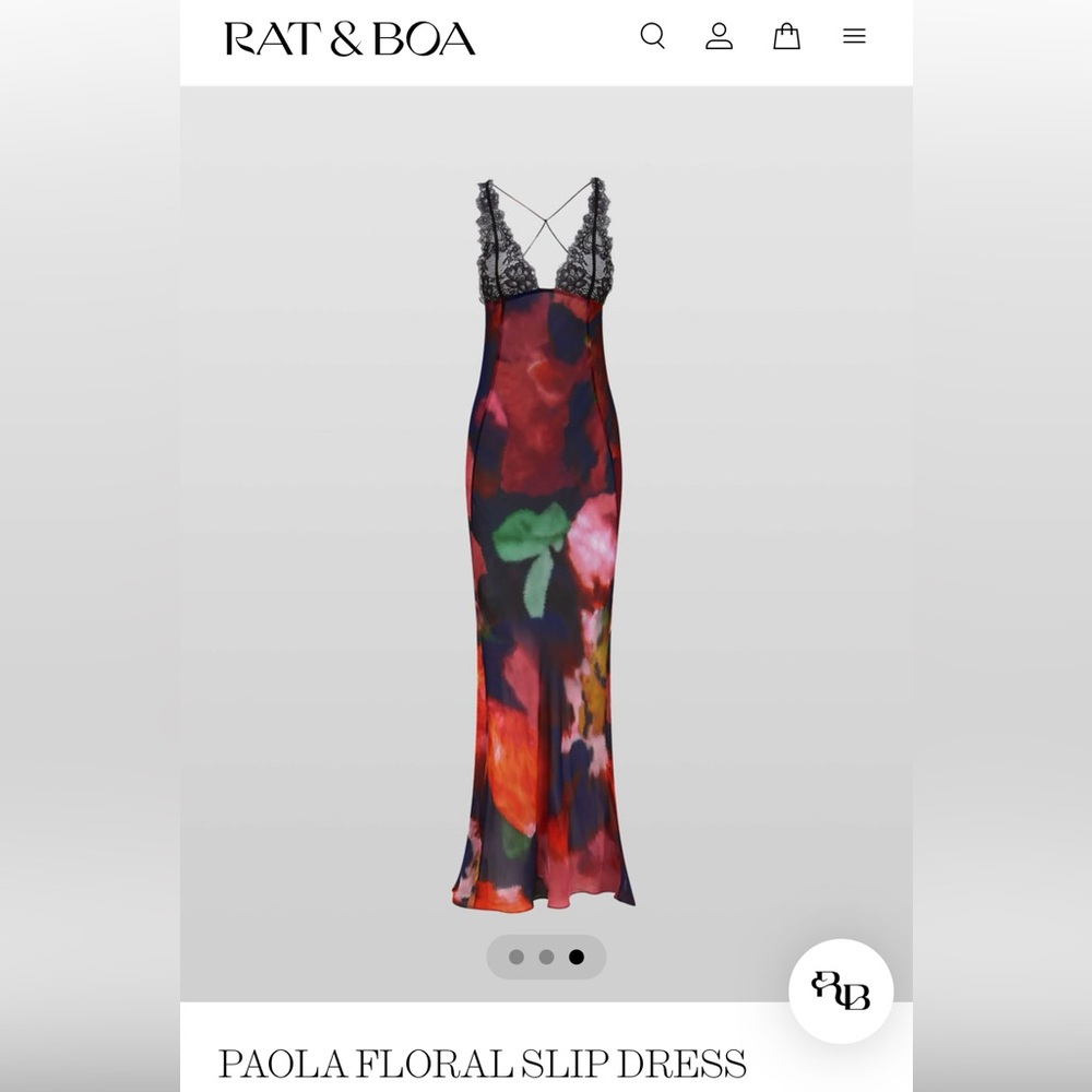 Rat & Boa Paola Floral Slip Dress
